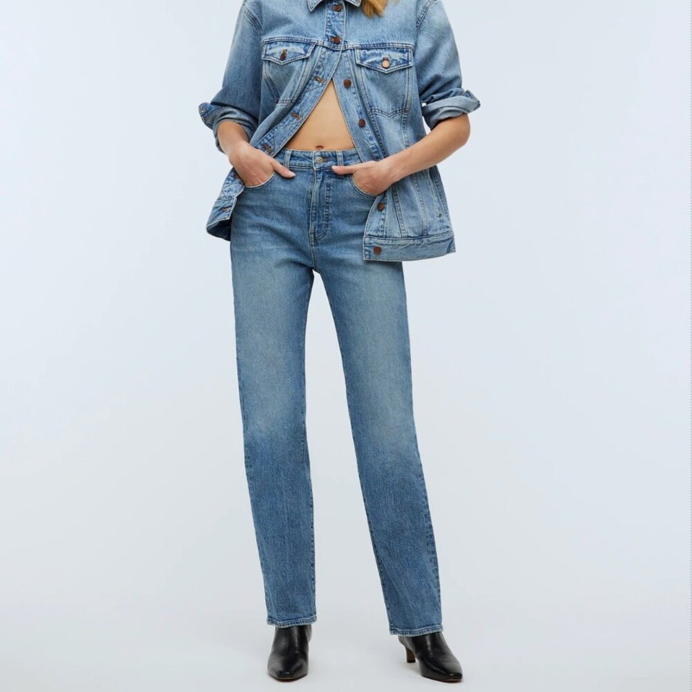 Madewell 90's Straight High-Rise Straight Leg Full Length Size 27T